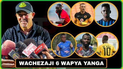 wachezaji waliosajiliwa yanga|Wachezaji Wapya Yanga .